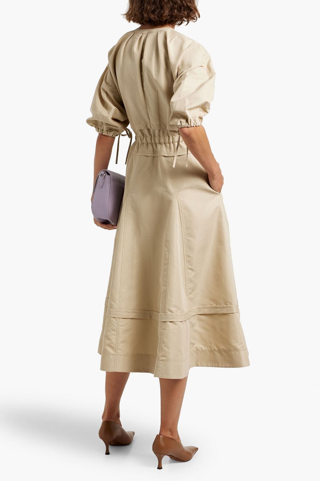 3.1 PHILLIP LIM Cotton-blend ottoman midi dress