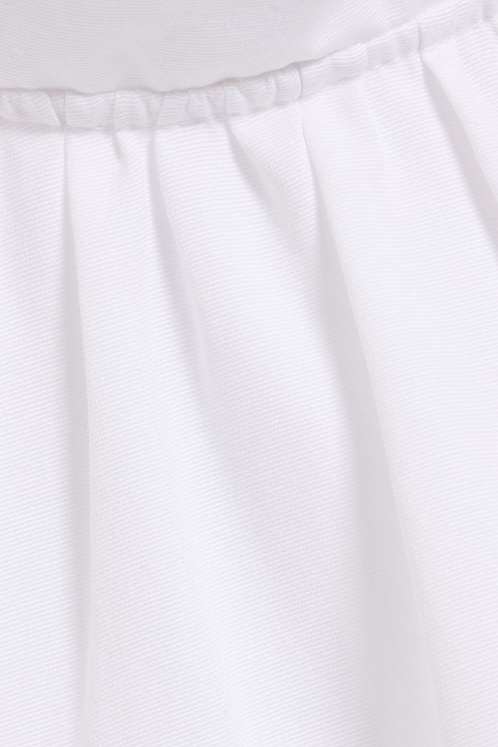 STAUD Ilana open-back cotton-blend faille turtleneck mini dress