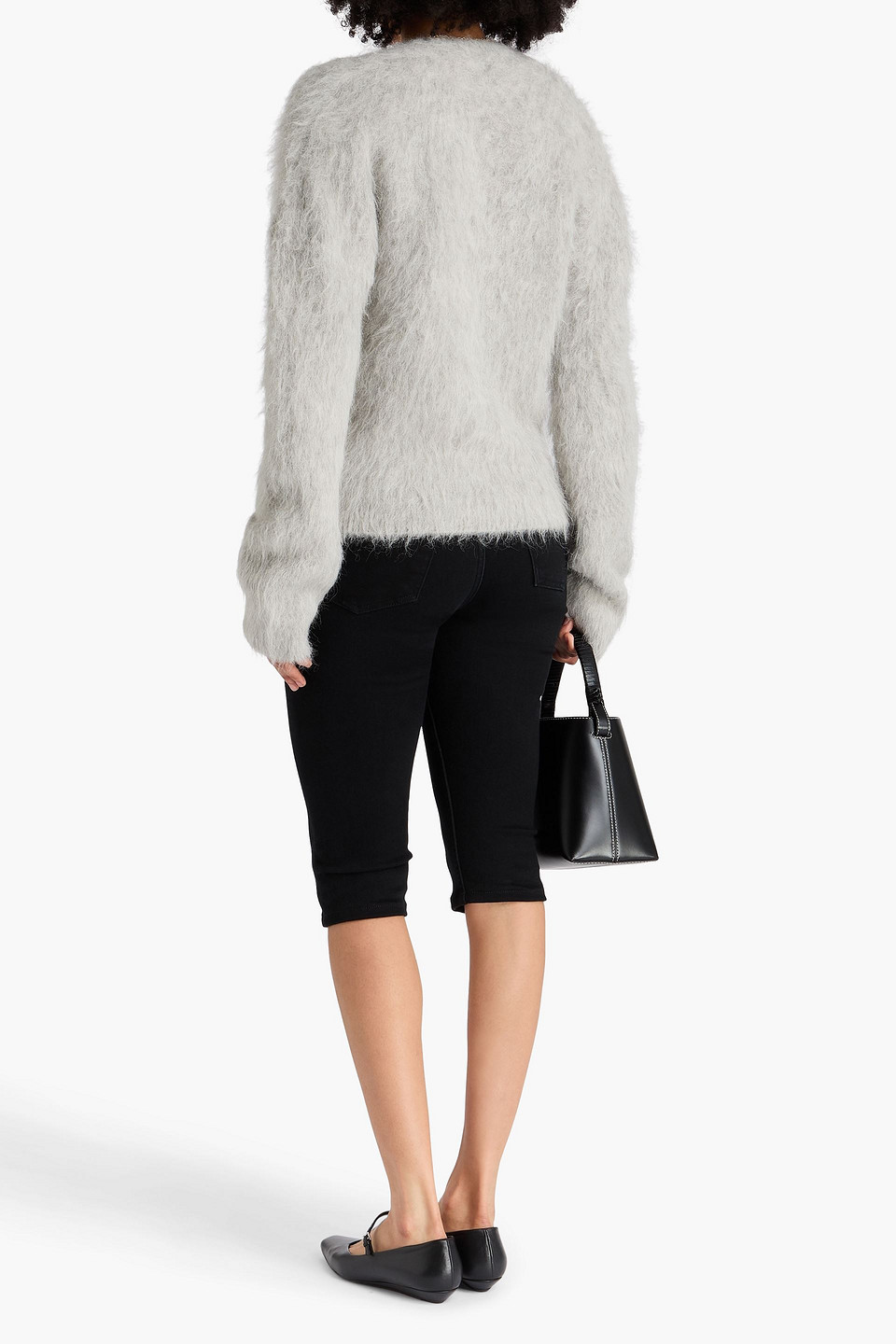 Totême Brushed Alpaca-blend Sweater In Neutral