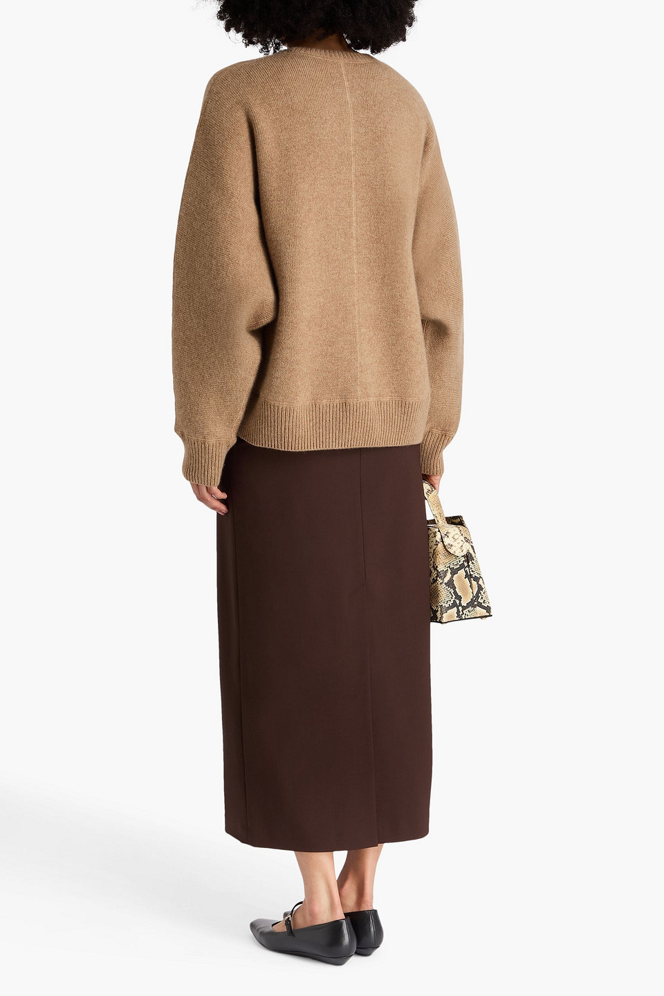 Totême Mélange Cashmere-blend Sweater In Neutral