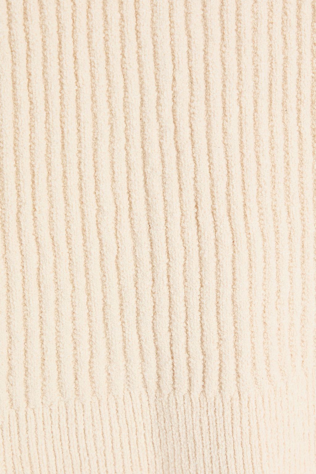 TOTEME Bouclé-knit cotton-blend tank