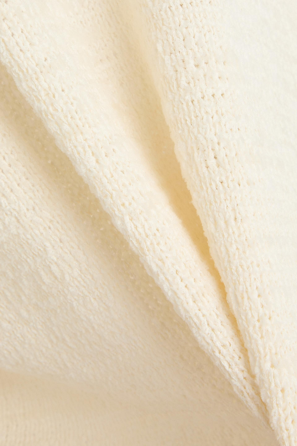Totême Cotton-blend Chenille Sweater In White
