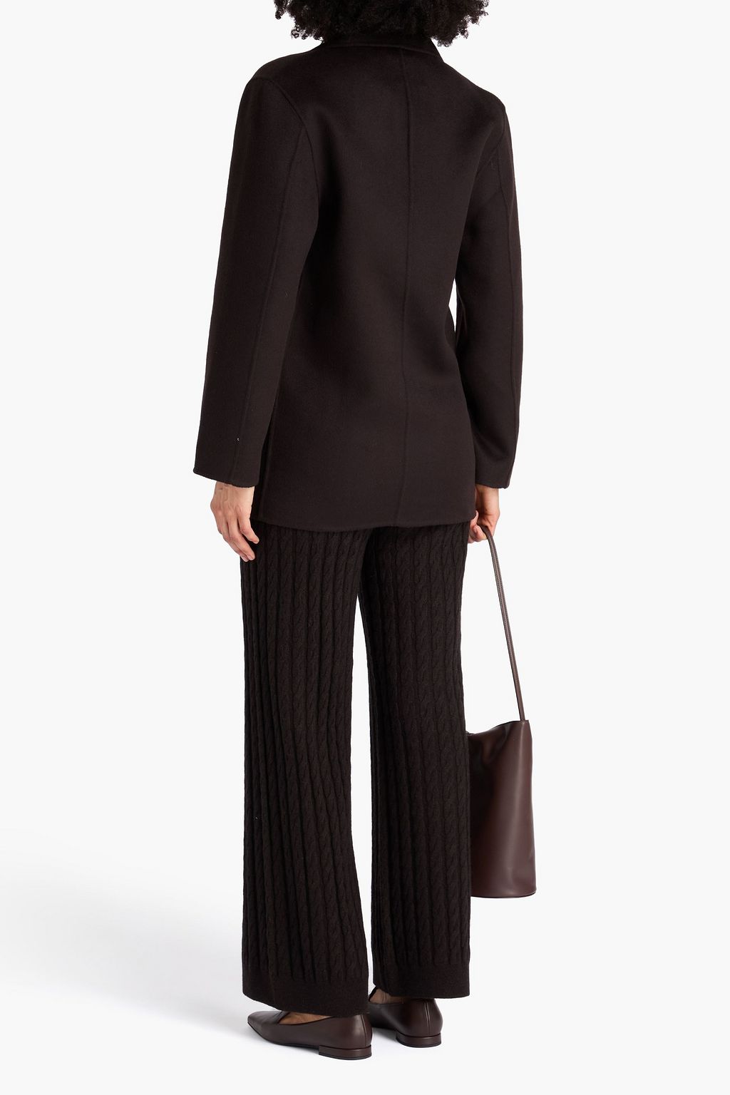 TOTEME Double-breasted wool-felt coat
