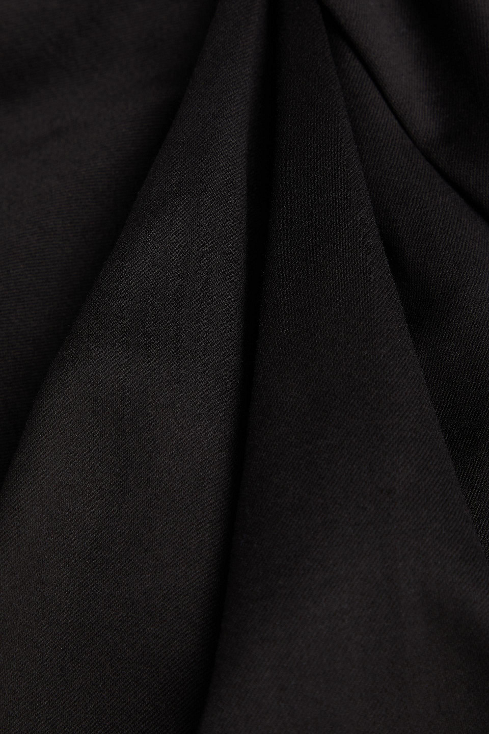 Totême Oberteil Aus Baumwoll-twill Mit Twist-detail In Black