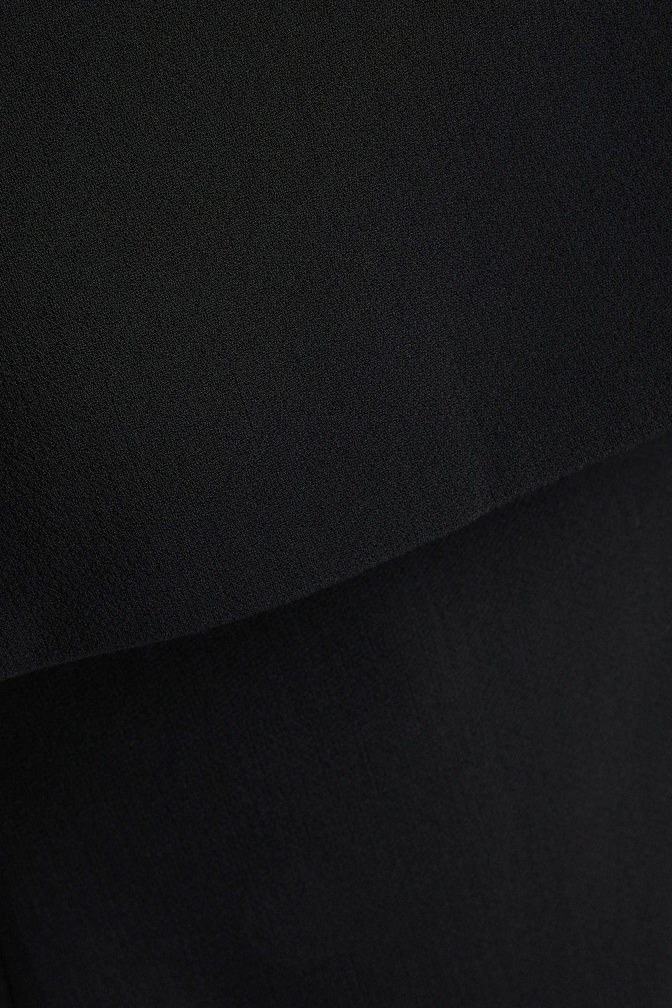 Totême Off-the-shoulder Crepe Top In Black