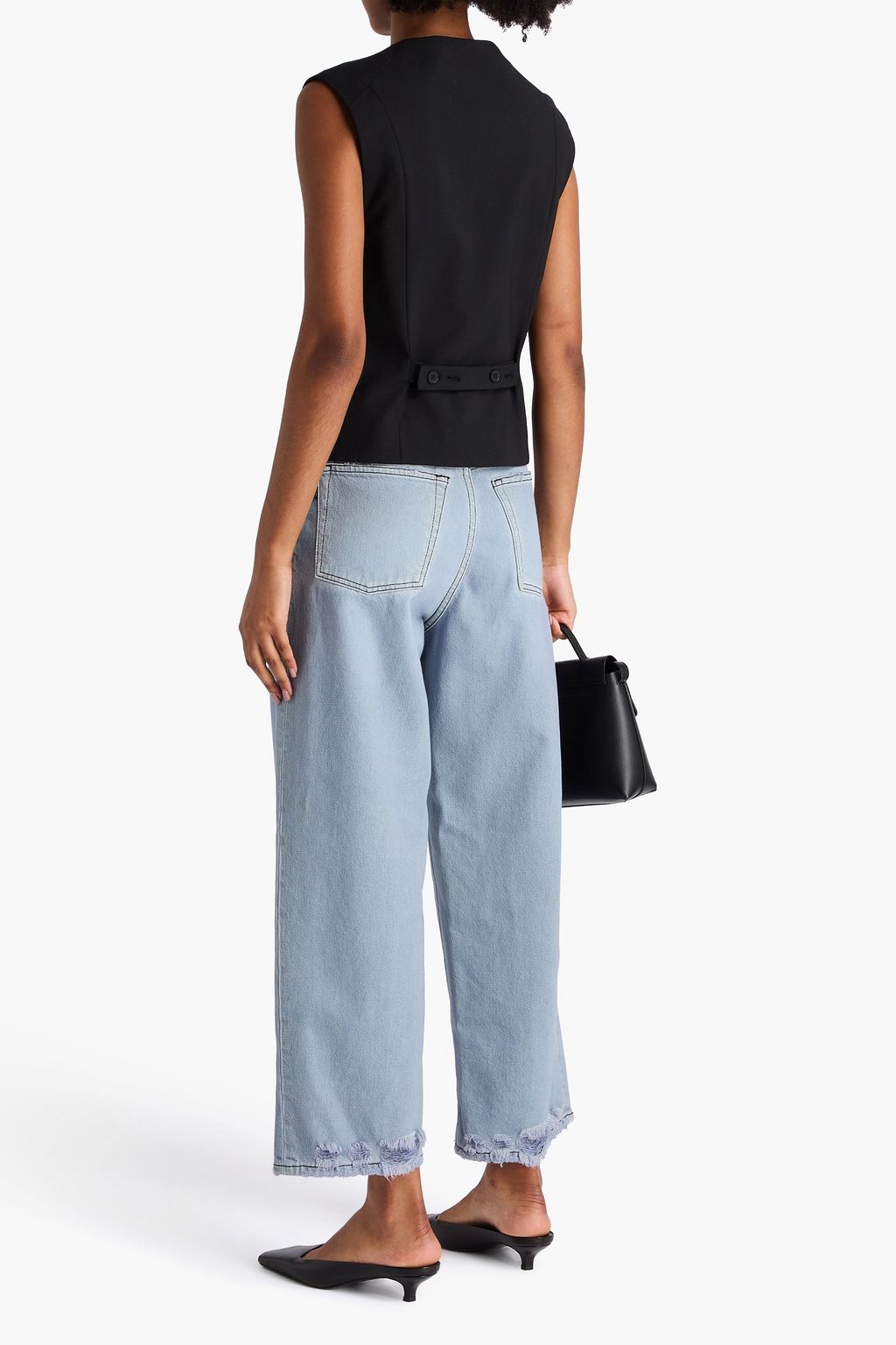 HAIKURE Betty high-rise wide-leg jeans