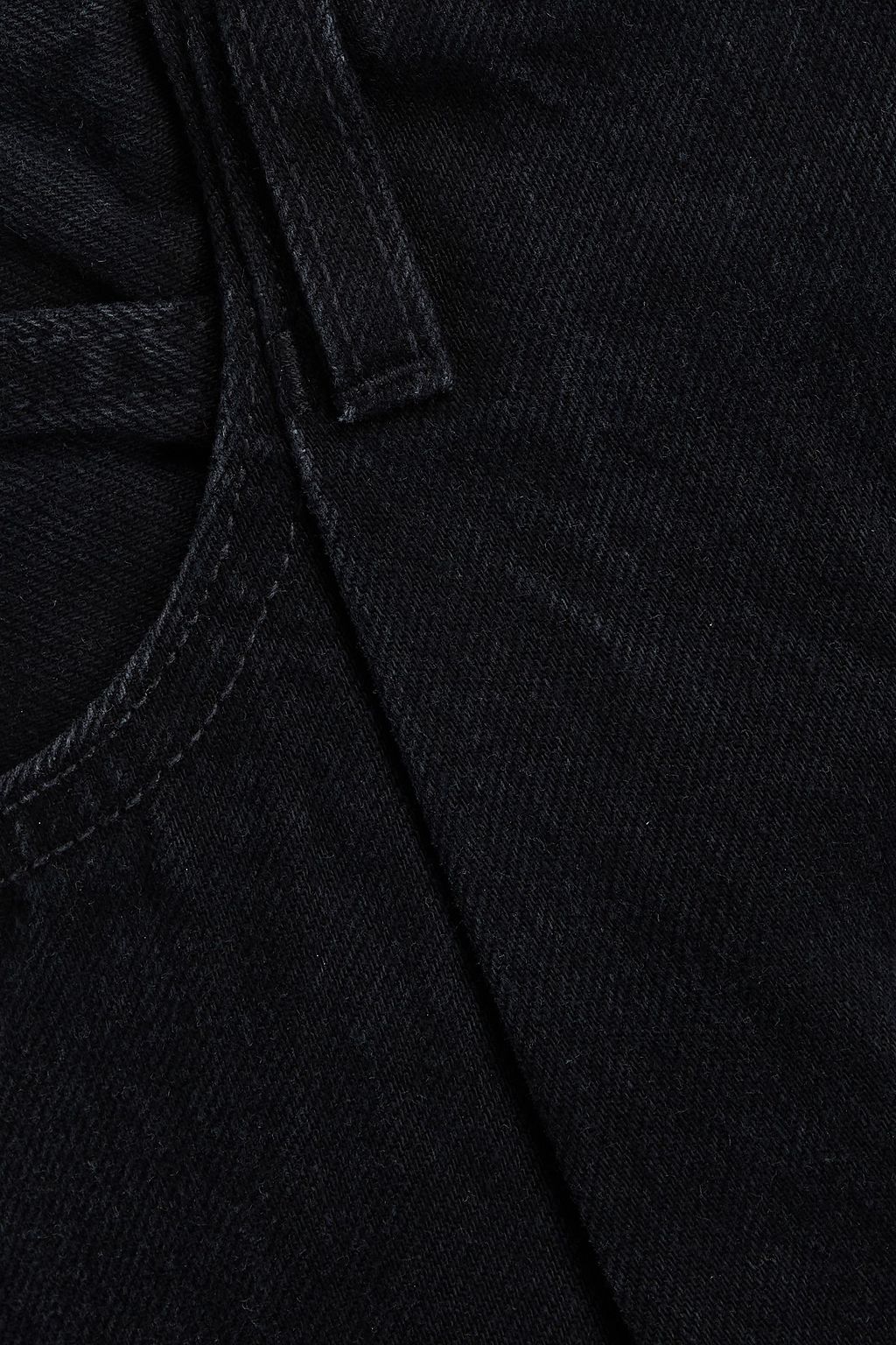 SLVRLAKE Taylor hoch sitzende Jeans mit weitem Bein und Fransen