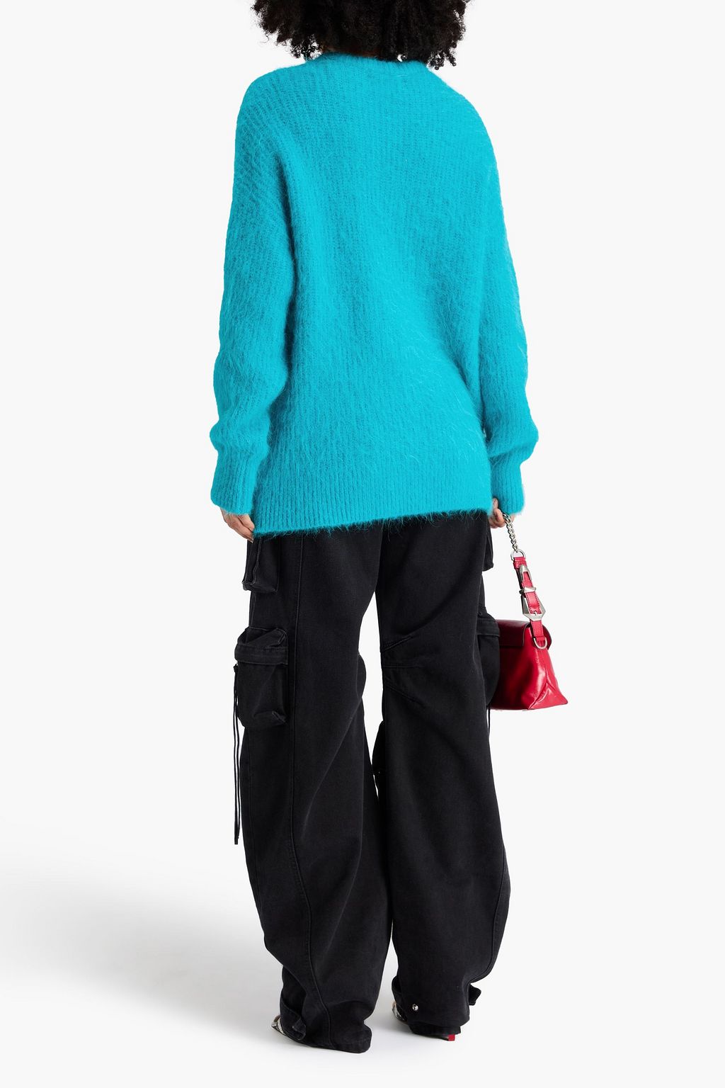 16ARLINGTON Sephia ribbed alpaca-blend sweater