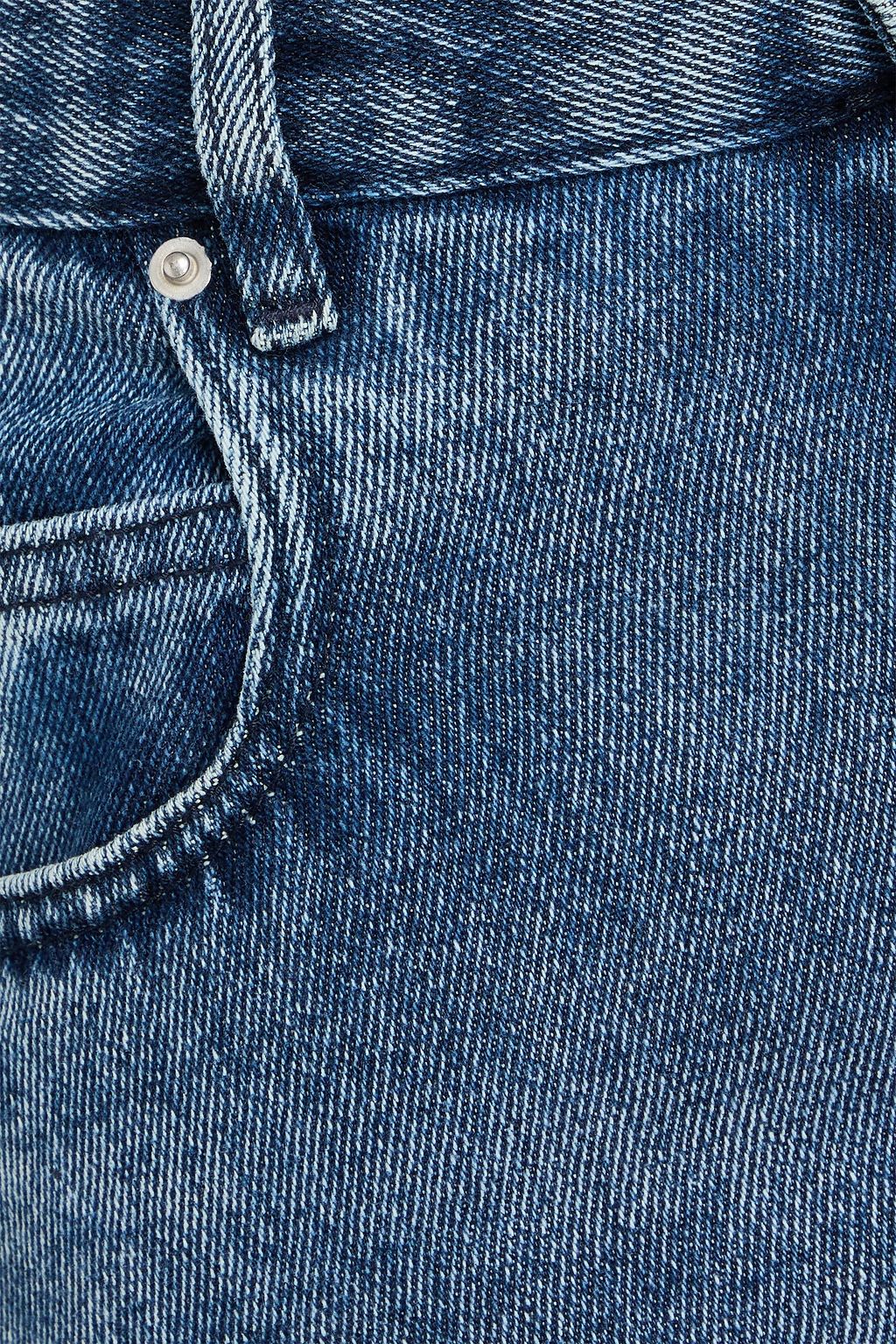 ISABEL MARANT ハイライズ フレアジーンズ 色あせ加工