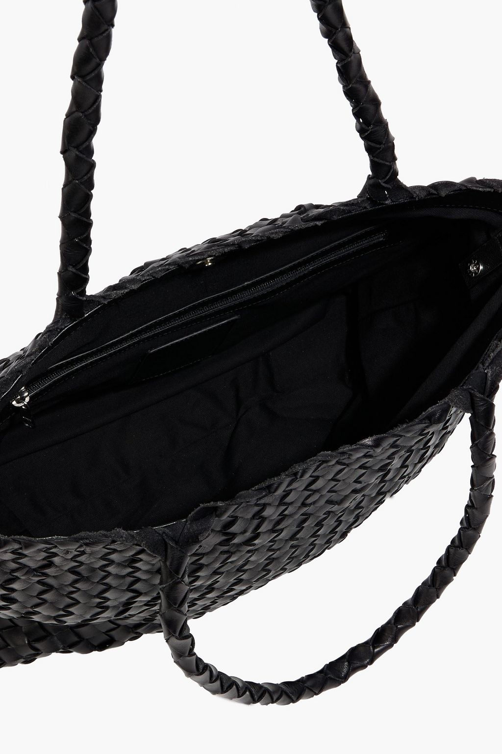 DRAGON DIFFUSION Vintage Mesh woven leather tote