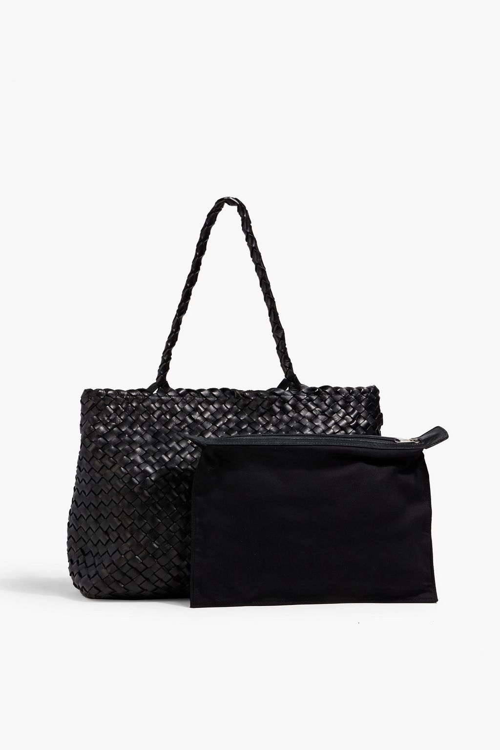 DRAGON DIFFUSION Vintage Mesh woven leather tote