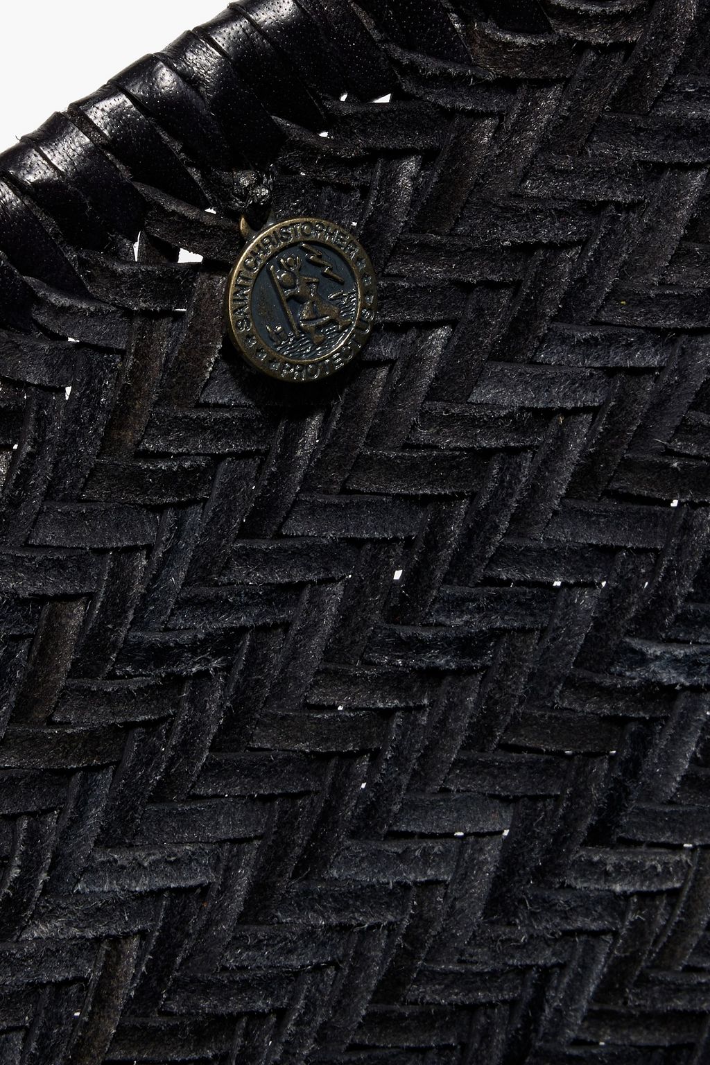 DRAGON DIFFUSION Triple Jump woven leather tote