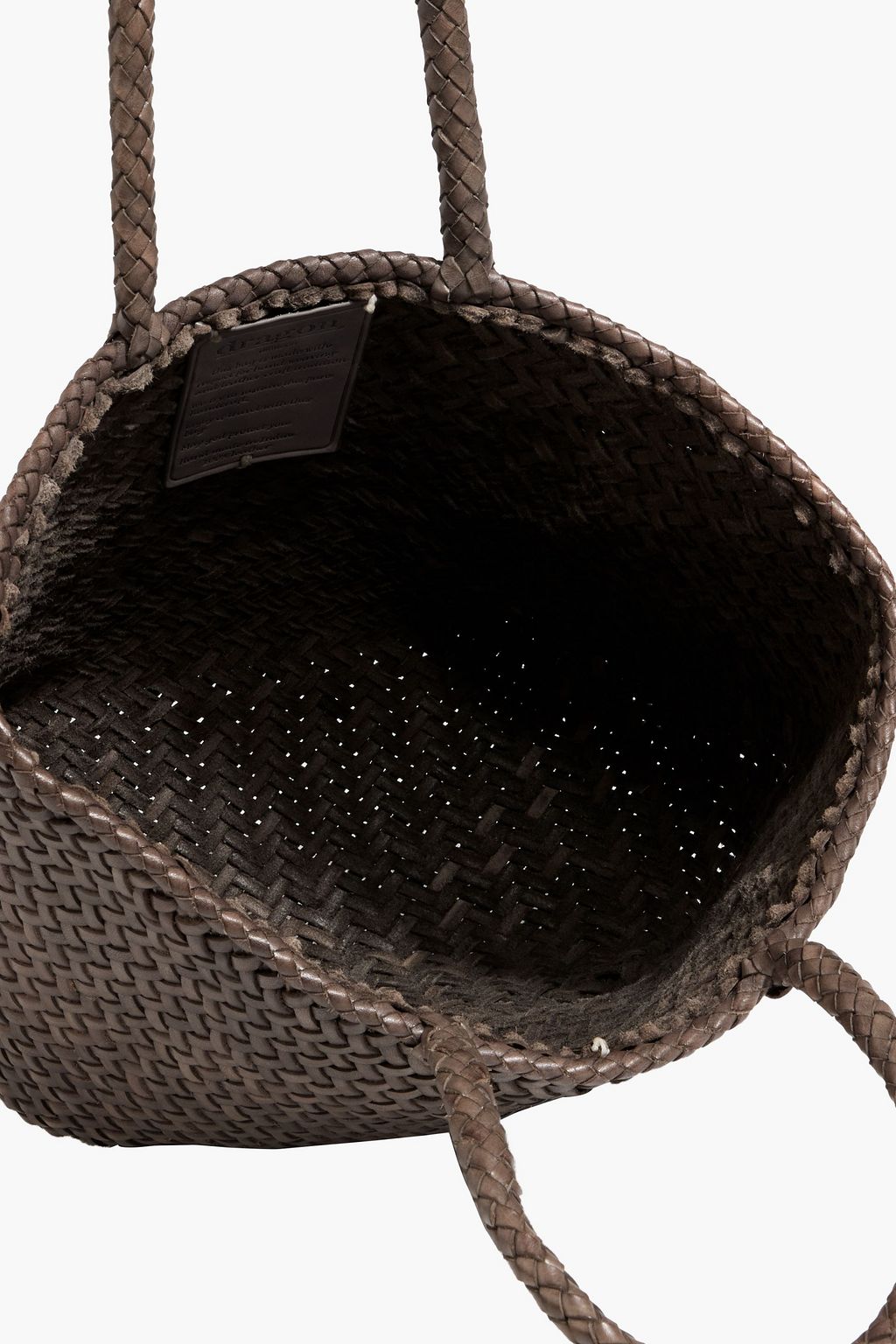 DRAGON DIFFUSION Grace woven leather tote