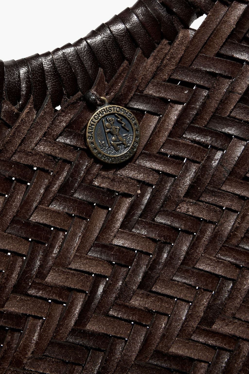 DRAGON DIFFUSION Nantucket woven leather tote