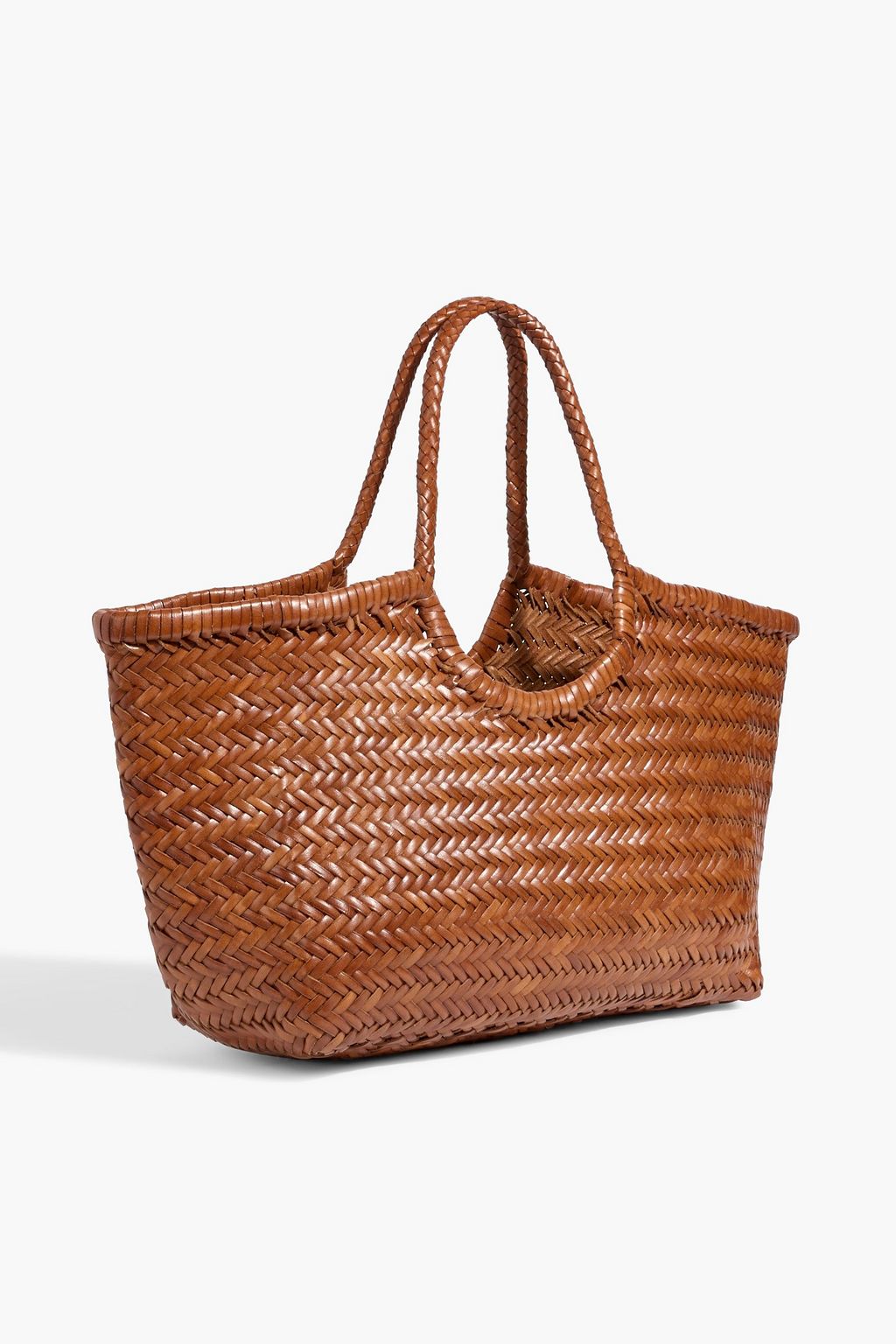 DRAGON DIFFUSION Nantucket woven leather tote