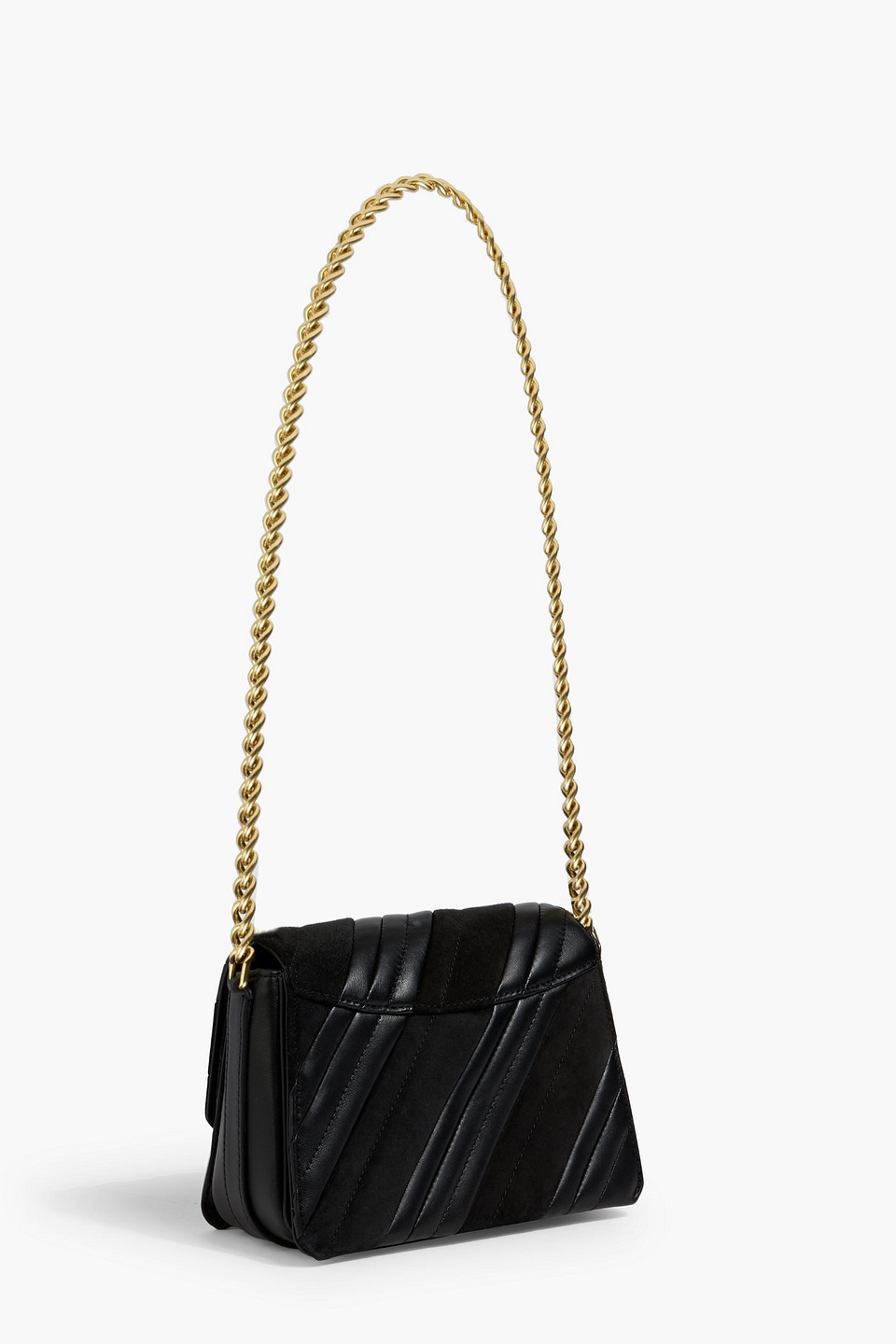 3.1 Phillip Lim Id Quilted Leather And Suede Shoulder Bag