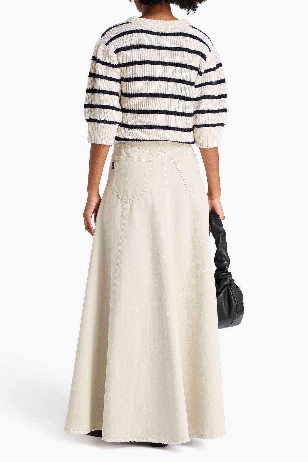 HAIKURE Serenity denim maxi skirt
