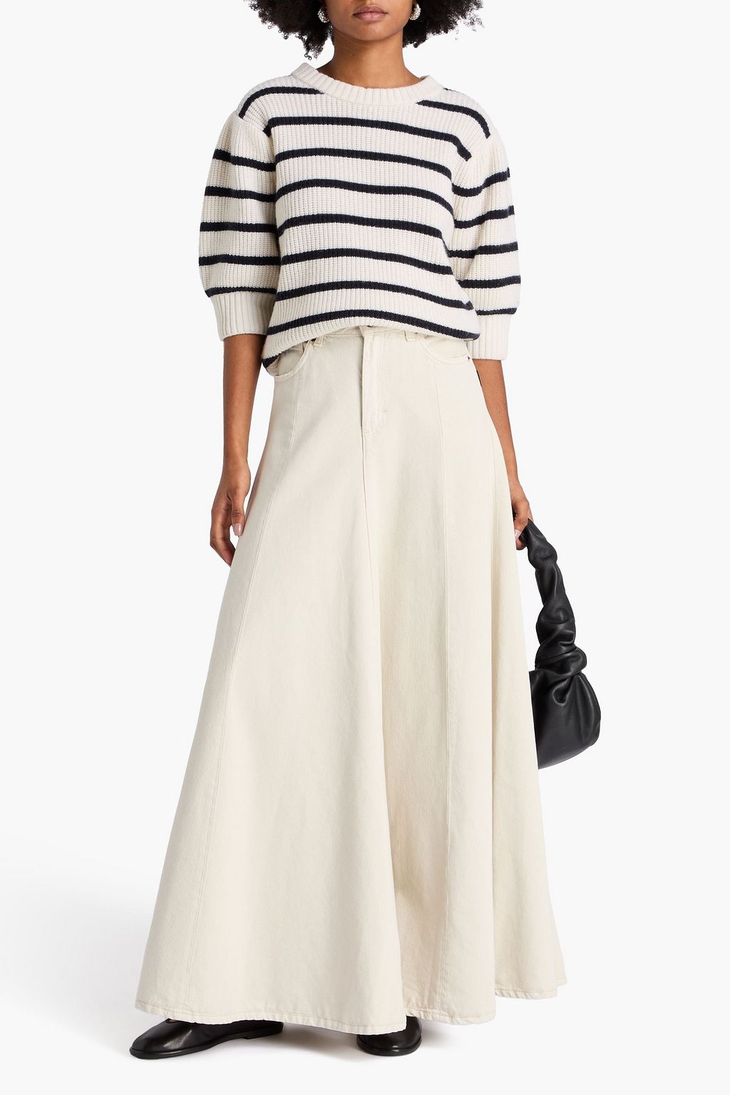HAIKURE Serenity denim maxi skirt