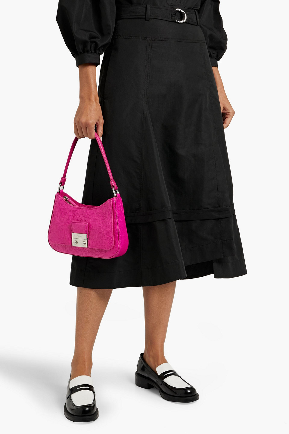 3.1 Phillip Lim Pashli Pebbled-leather Shoulder Bag