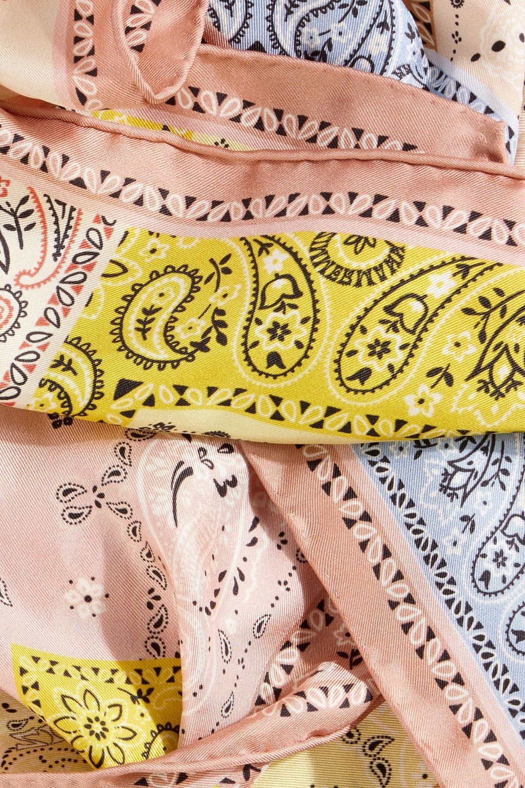 ZIMMERMANN Paisley-print silk-twill scarf
