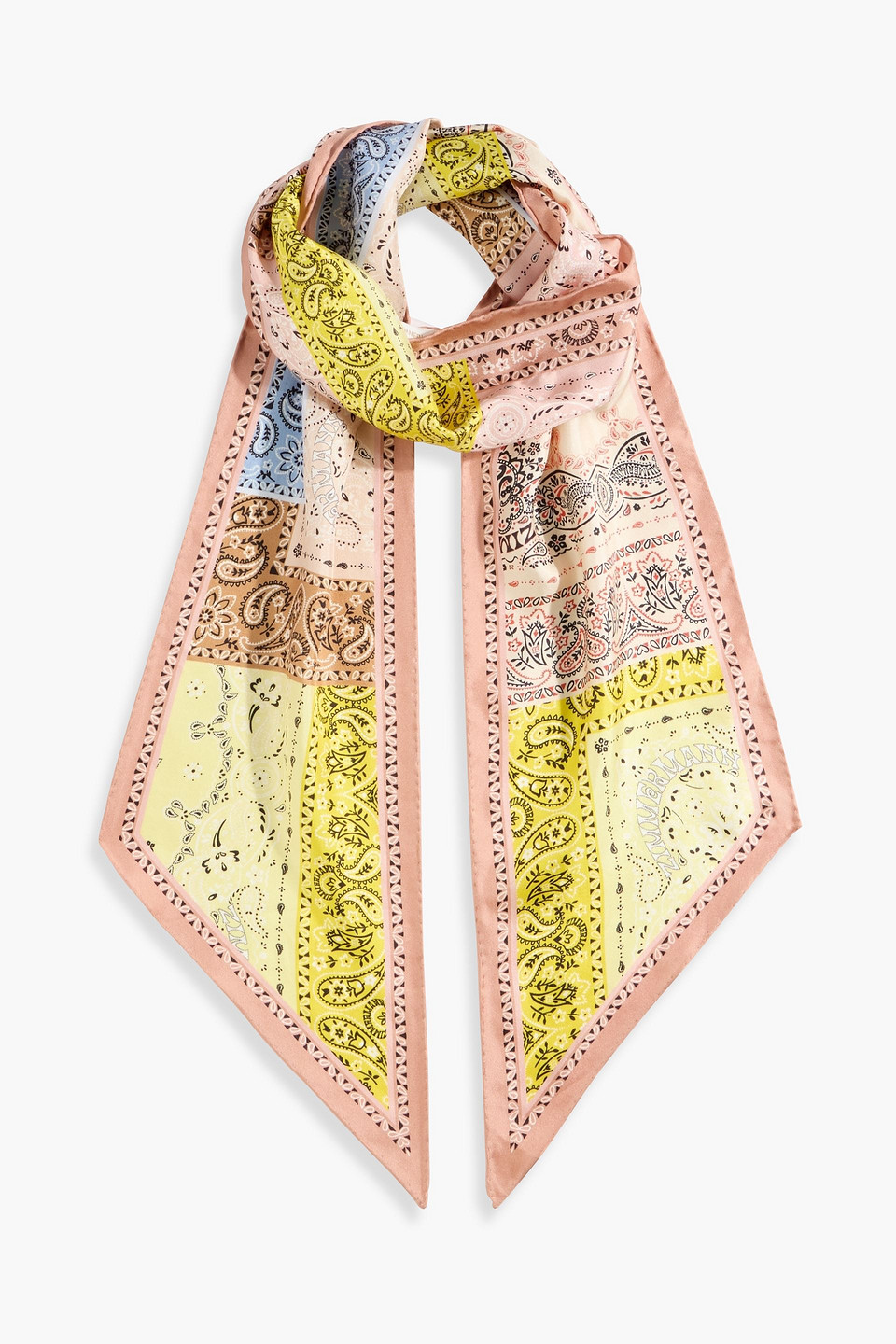 Zimmermann Paisley-print Silk-twill Scarf