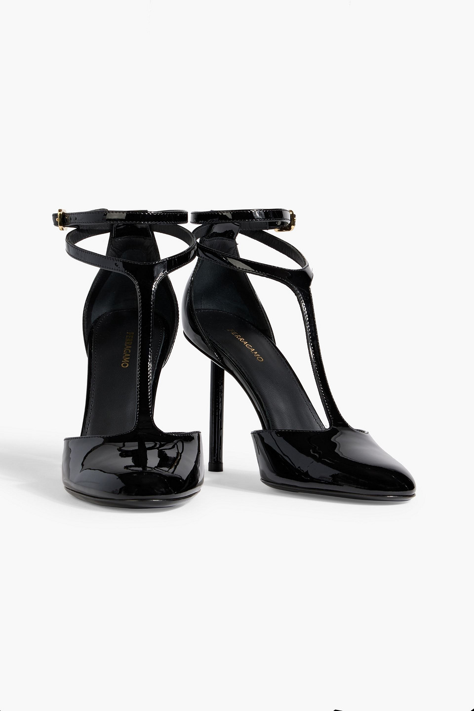 Ferragamo Lysandra Patent-leather Pumps