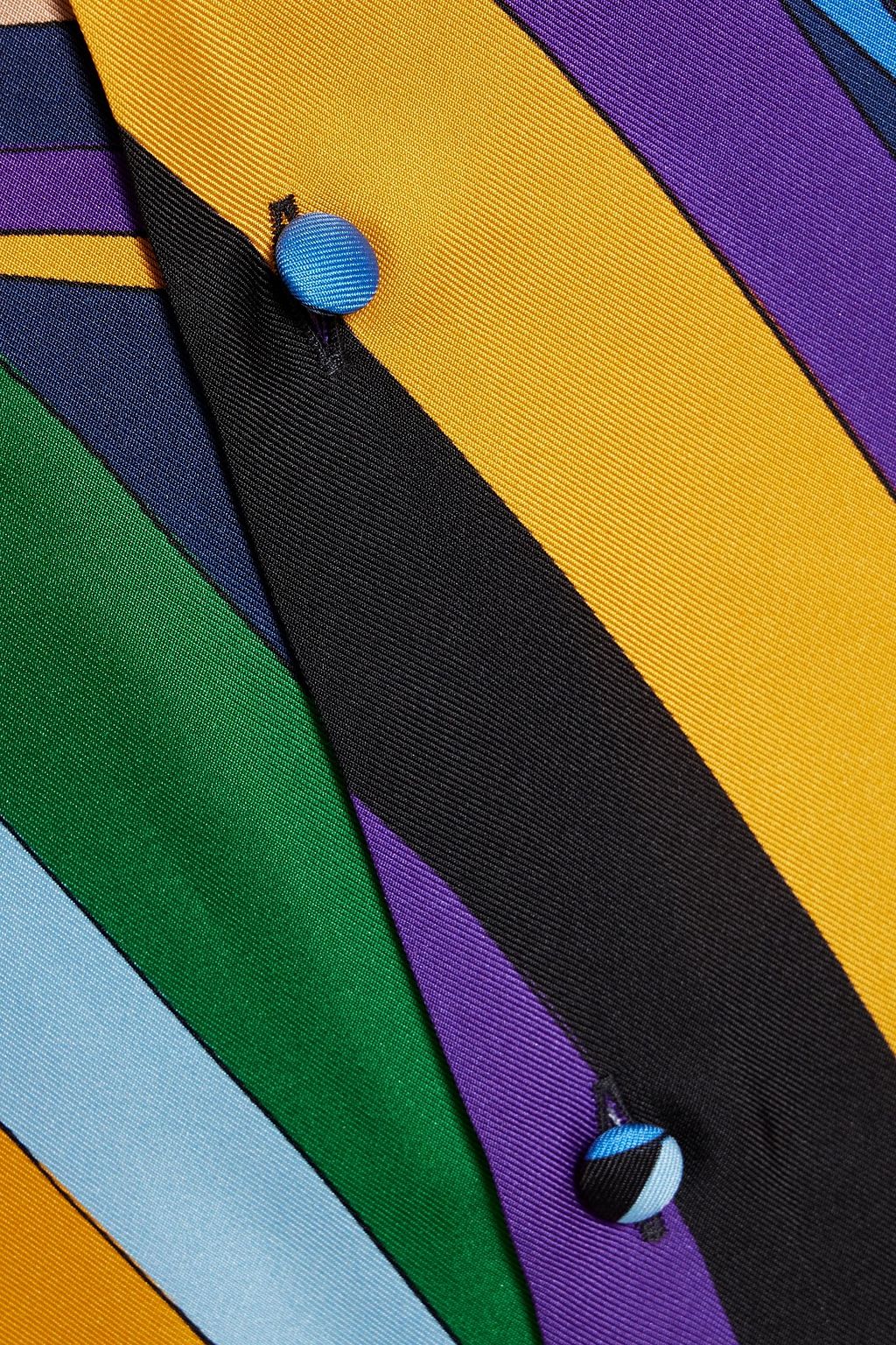 PUCCI Printed silk-twill shirt