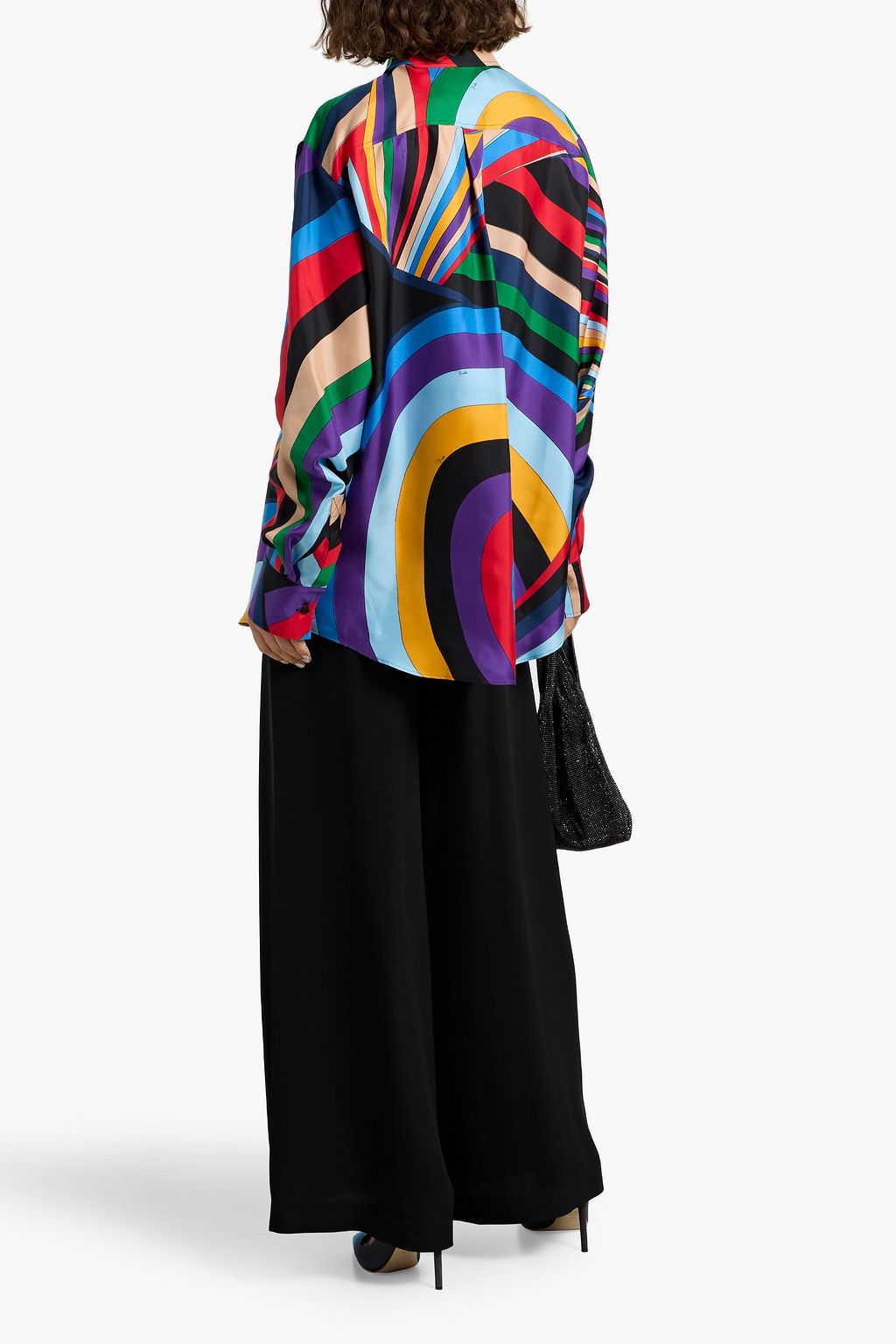 PUCCI Printed silk-twill shirt