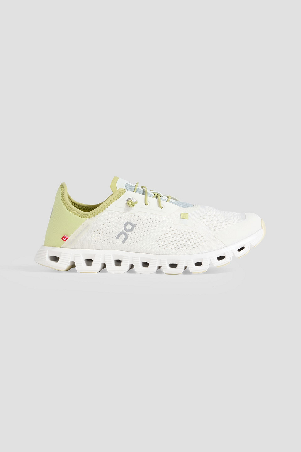 On Cloud 5 Coast Mesh And Neoprene Running Sneakers In White