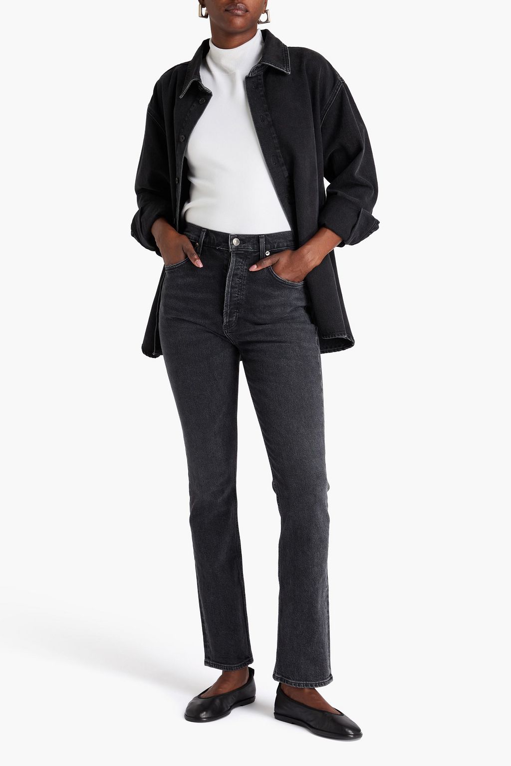 AGOLDE Freya high-rise slim-leg jeans
