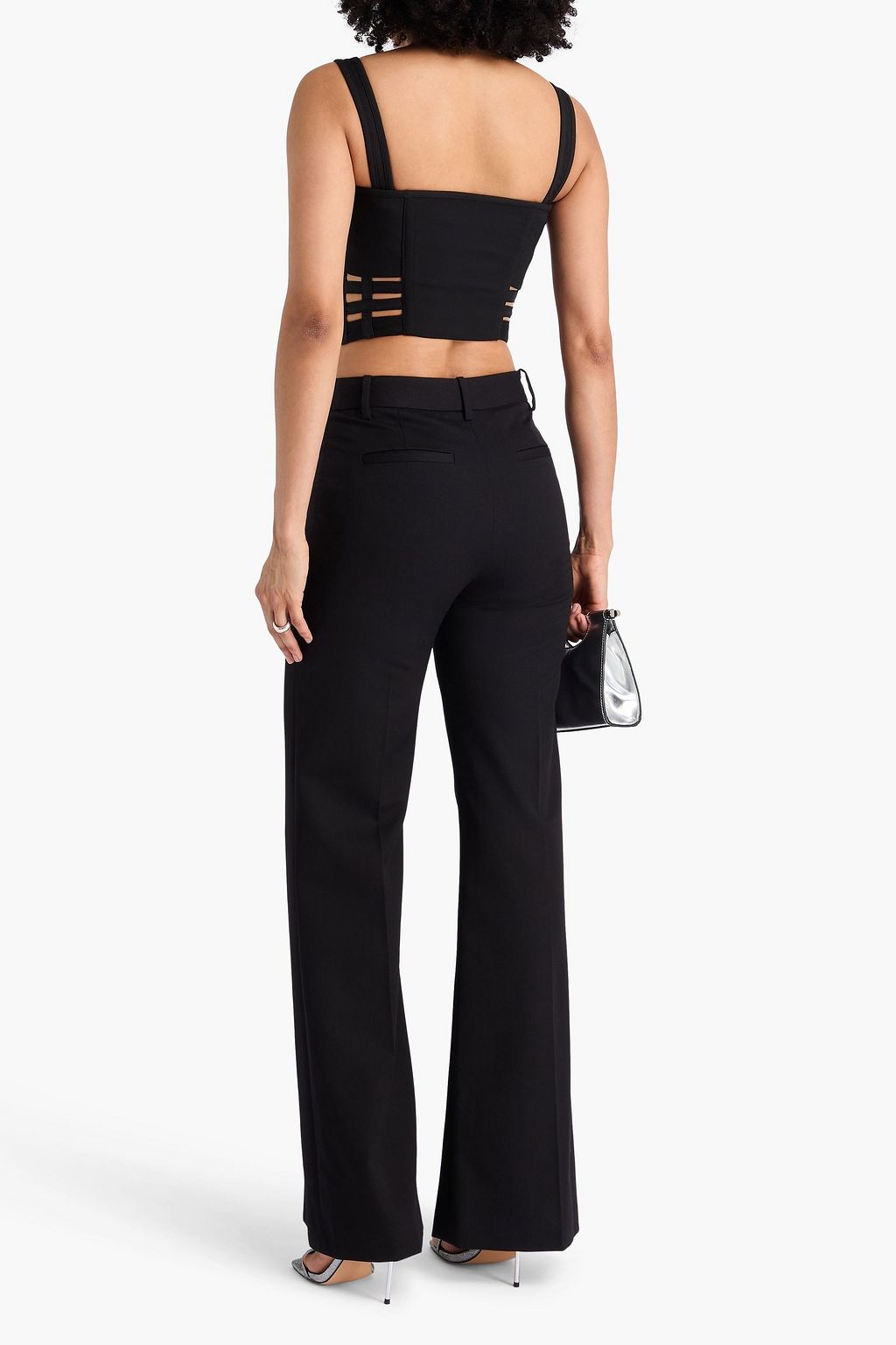 DION LEE Bustier-Oberteil aus Jersey aus einer Wollmischung mit Cut-outs
