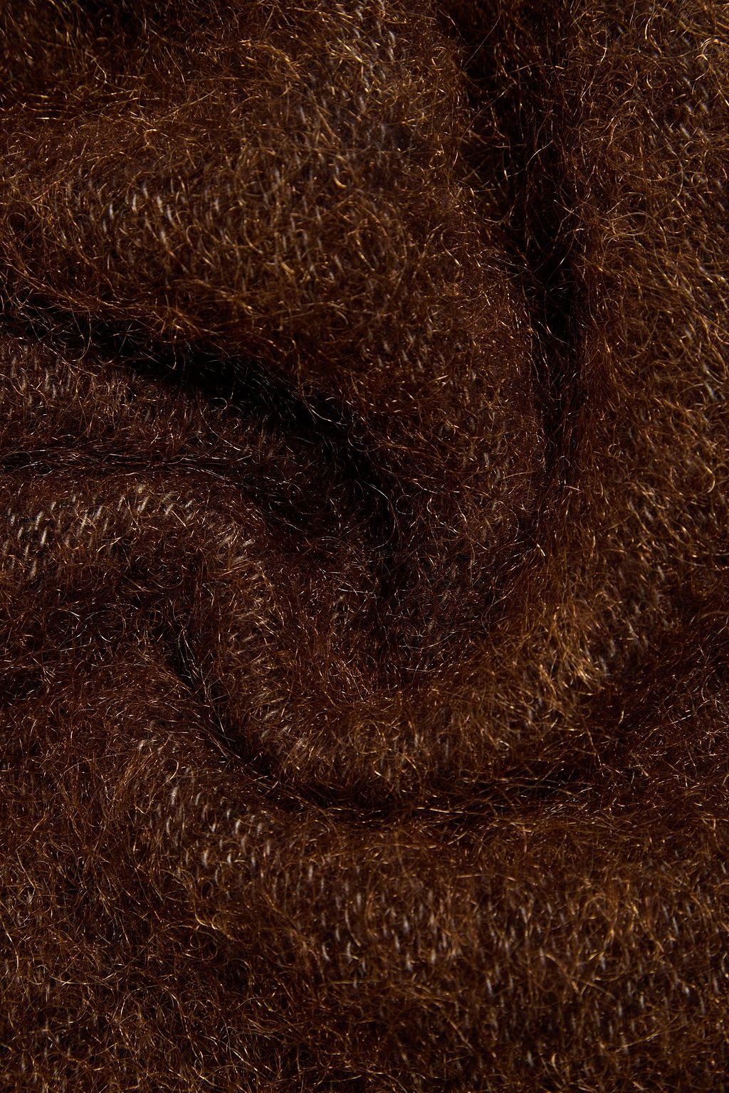 ACNE STUDIOS Fringed brushed-felt scarf