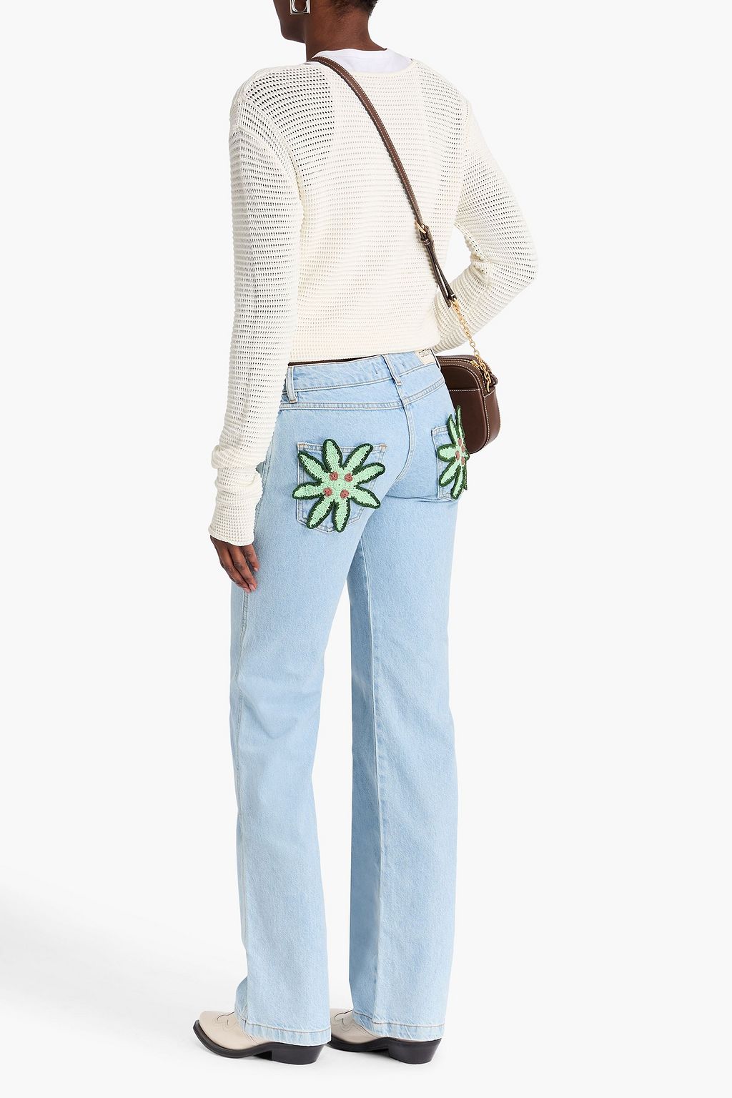 SIEDRÉS Sun mid-rise straight-leg jeans
