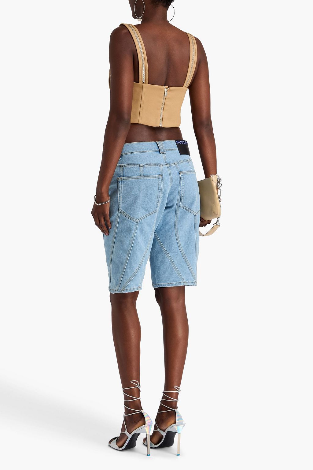 MUGLER デニム ショートパンツ