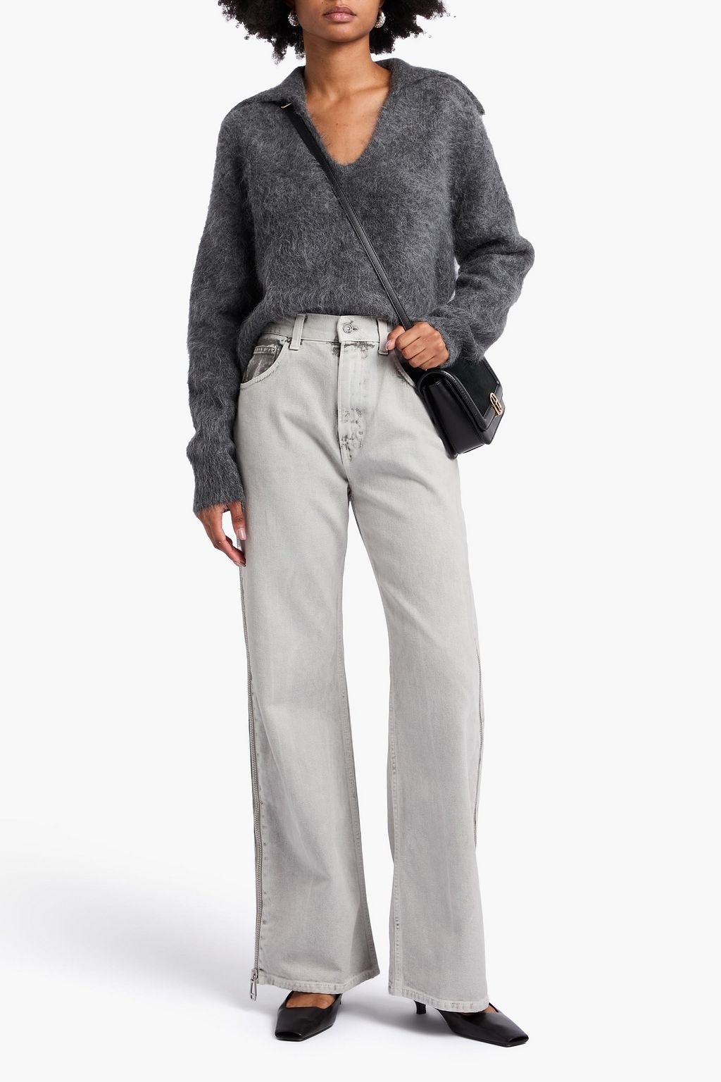 HAIKURE Triumph high-rise wide-leg jeans