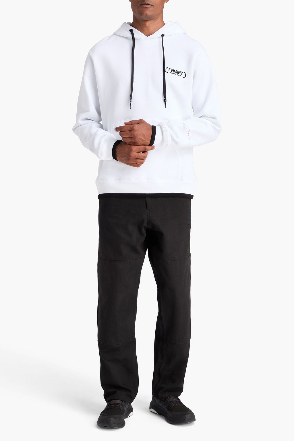 MONCLER X FRGMT BY HIROSHI FUJIWARA Cotton-fleece hoodie