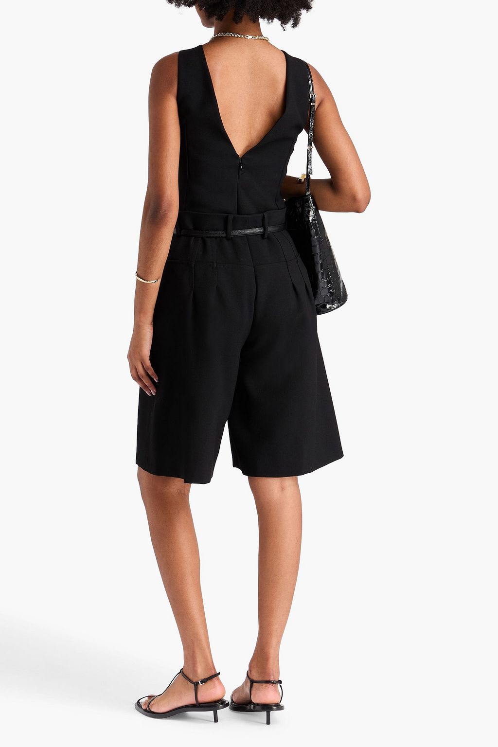 JIL SANDER ウールクレープ ショートパンツ