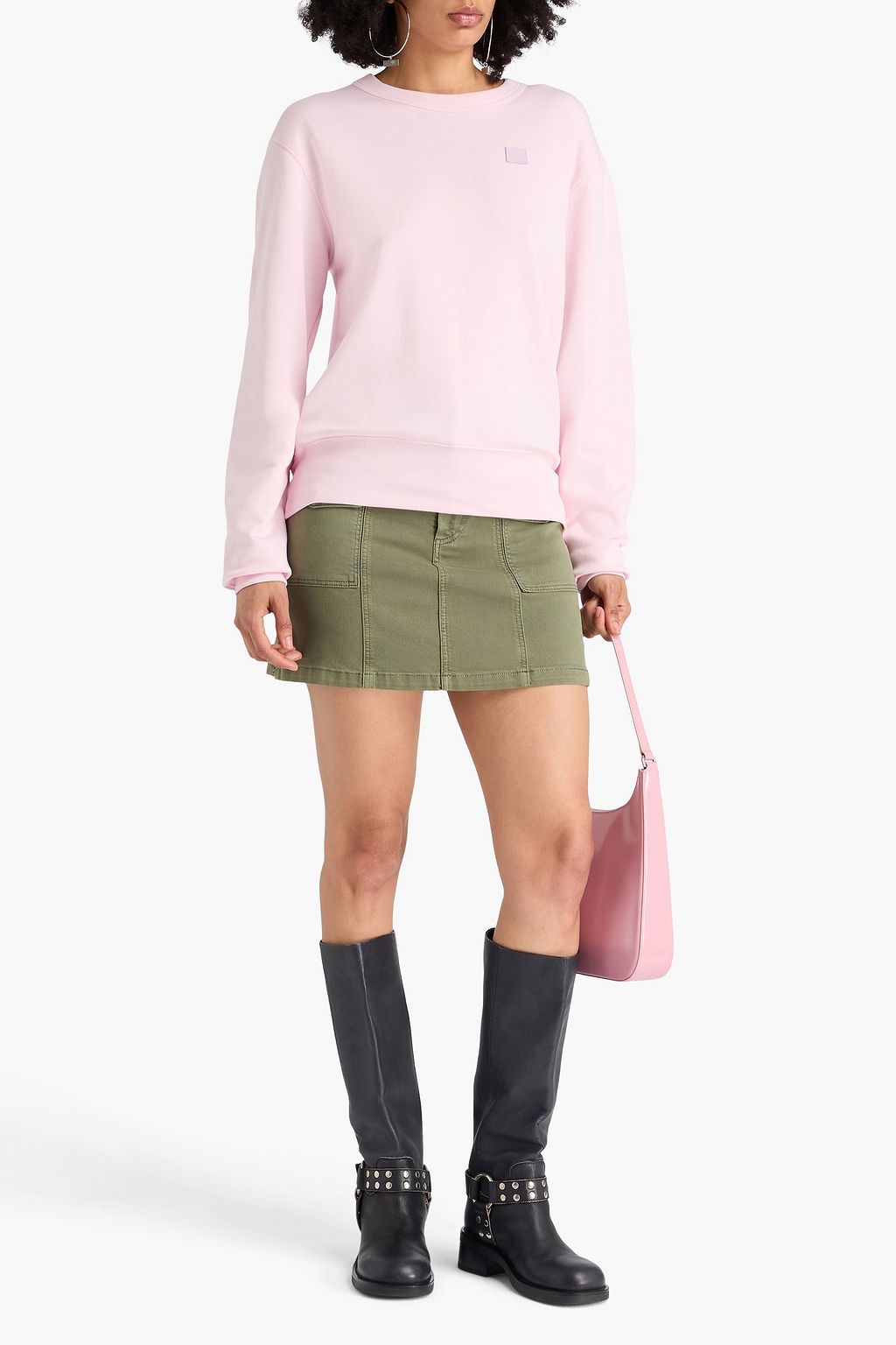ACNE STUDIOS Sweatshirt aus Baumwollfrottee