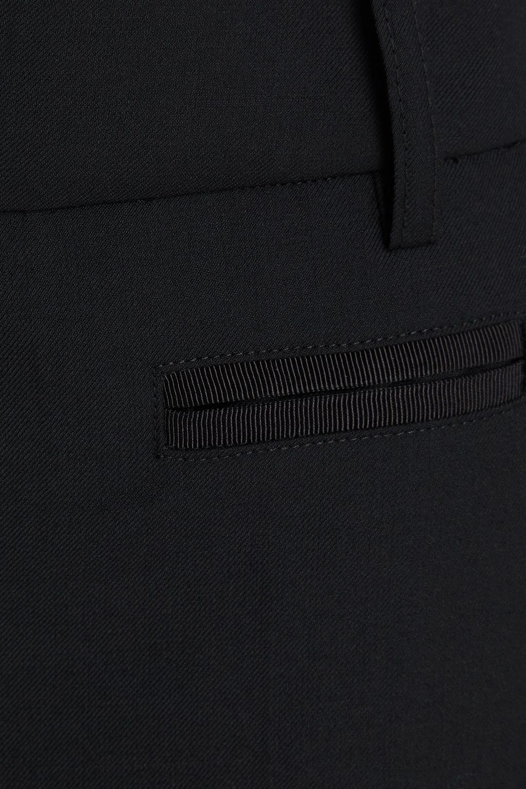 CHRISTOPHER ESBER Hose „Racquet“ mit weitem Bein aus Twill aus einer Wollmischung