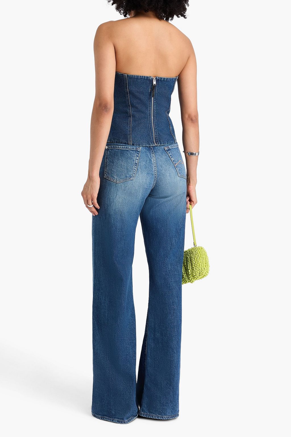PARIS GEORGIA Trägerloses Oberteil „Jo“ aus Denim