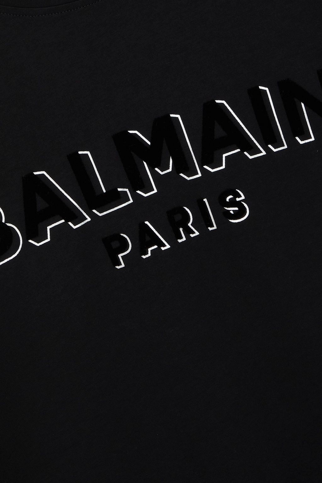 BALMAIN Printed cotton-jersey T-shirt