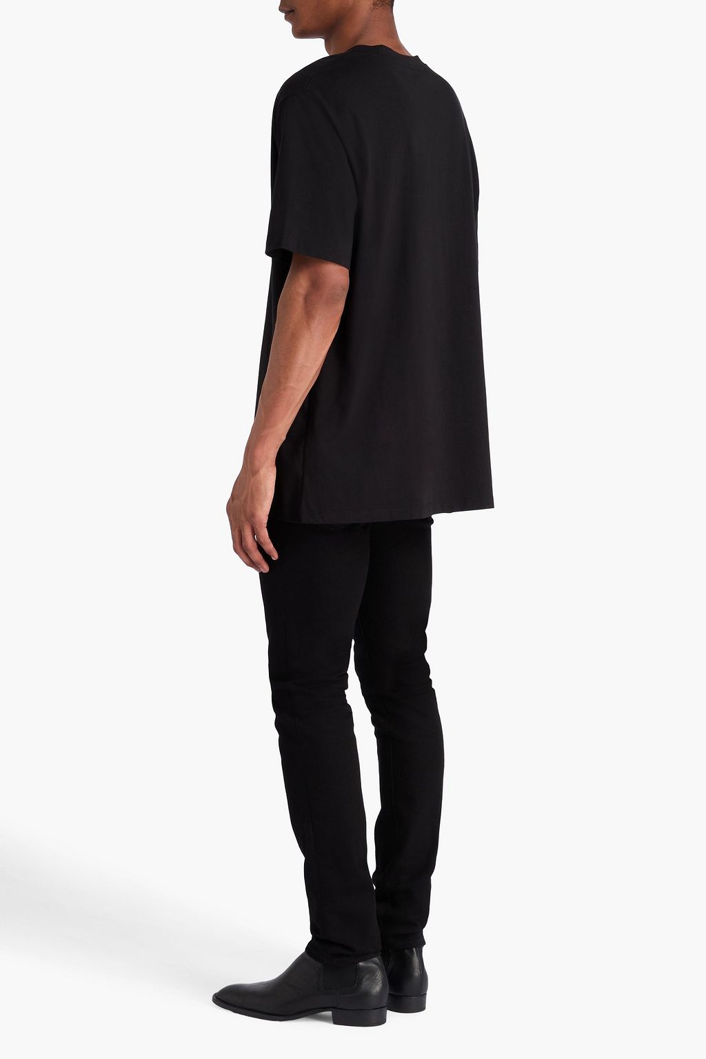 BALMAIN Printed cotton-jersey T-shirt