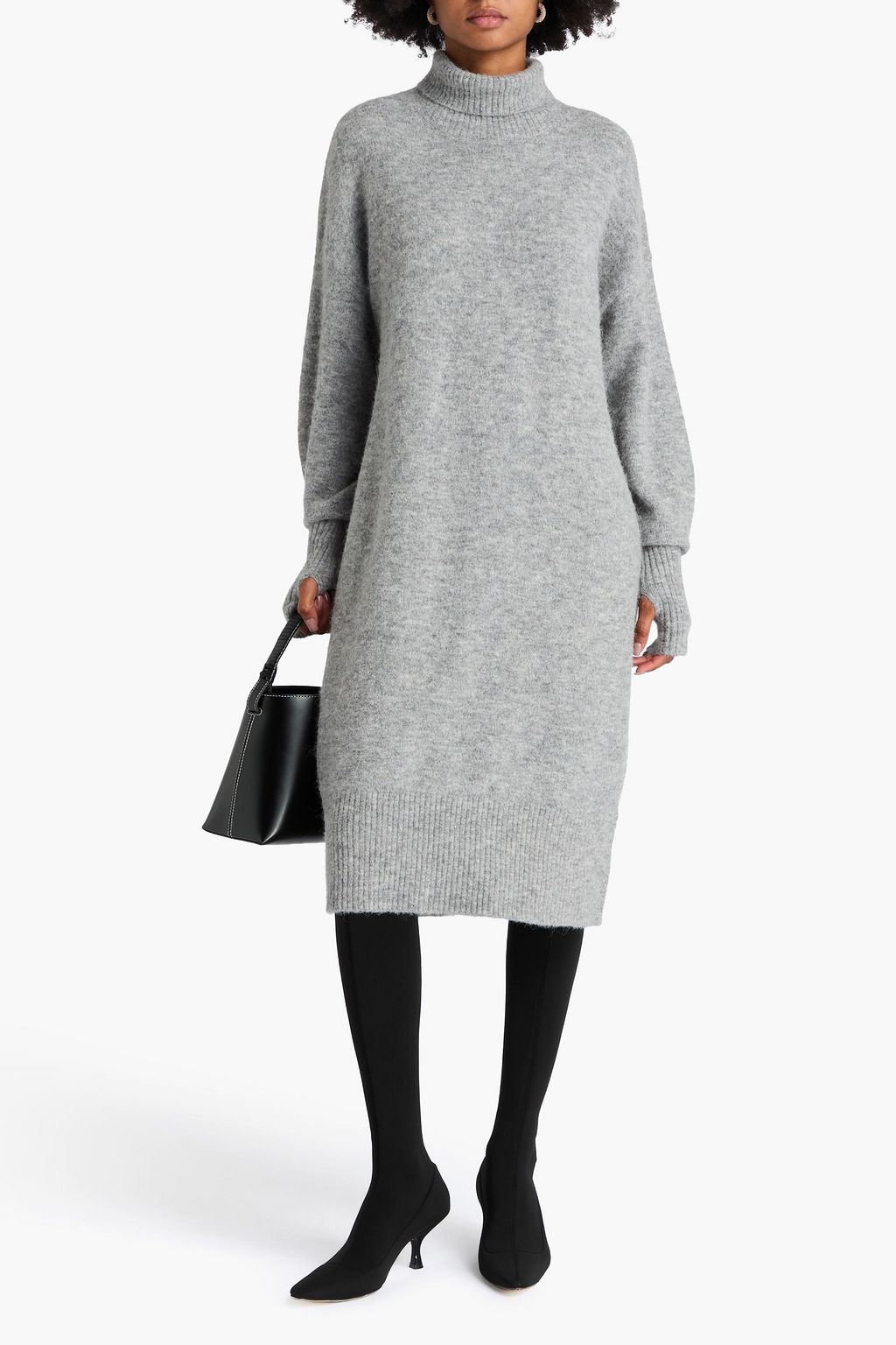 DAY BIRGER ET MIKKELSEN 니트 터틀넥 미디 드레스