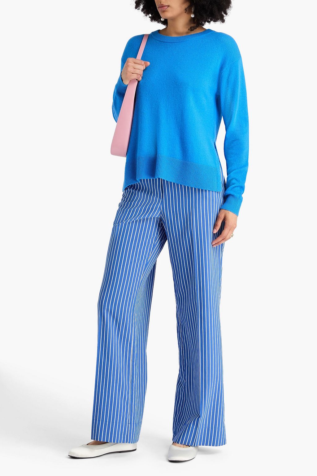 ALICE + OLIVIA كنزة رياضية أنجي من مزيج الصوف