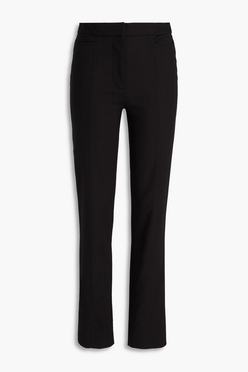 Totême Ponte Slim-leg Pants In Black