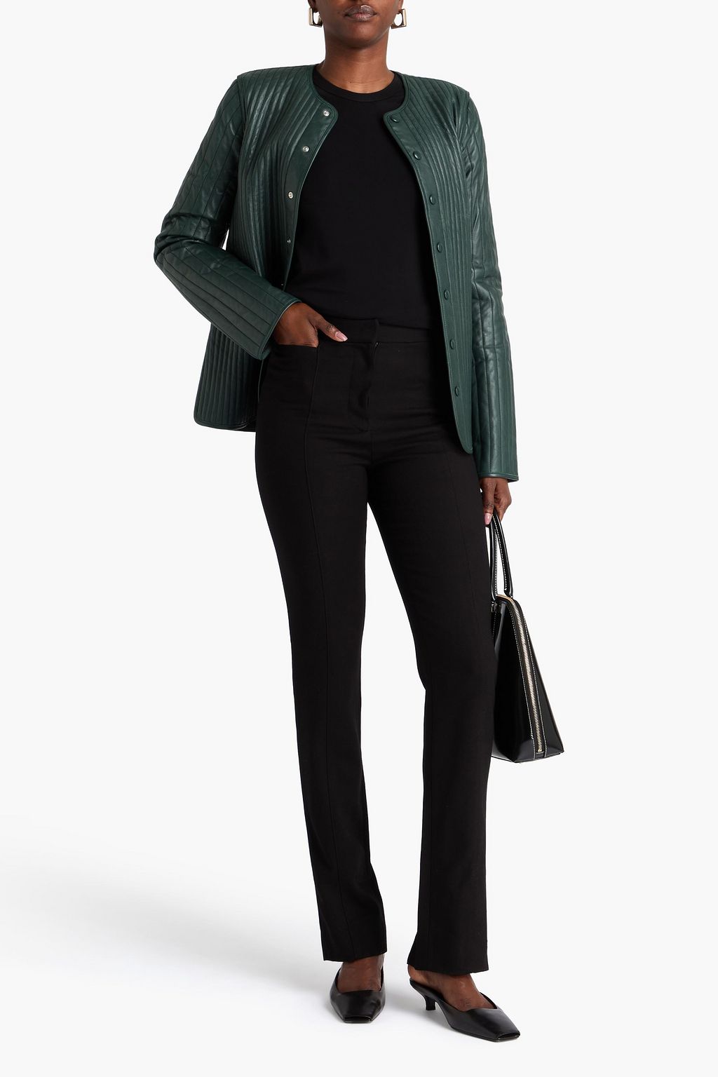 TOTEME Ponte slim-leg pants