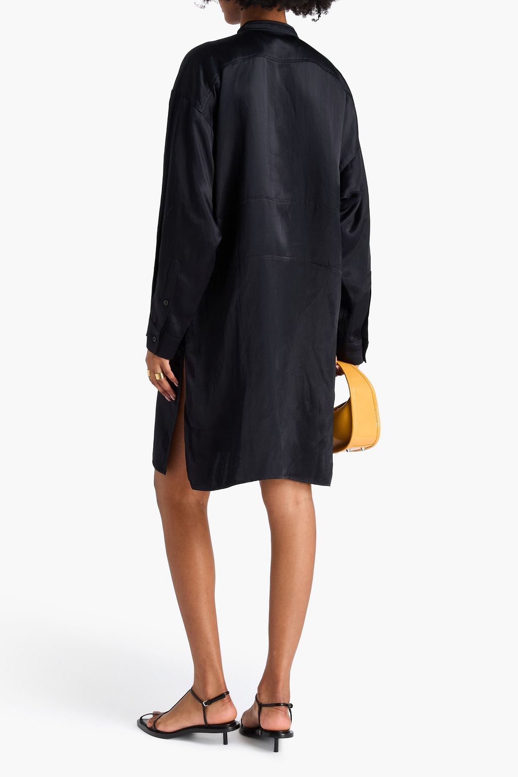 DAY BIRGER ET MIKKELSEN Hemdkleid „Stevie“ in Minilänge aus Satin