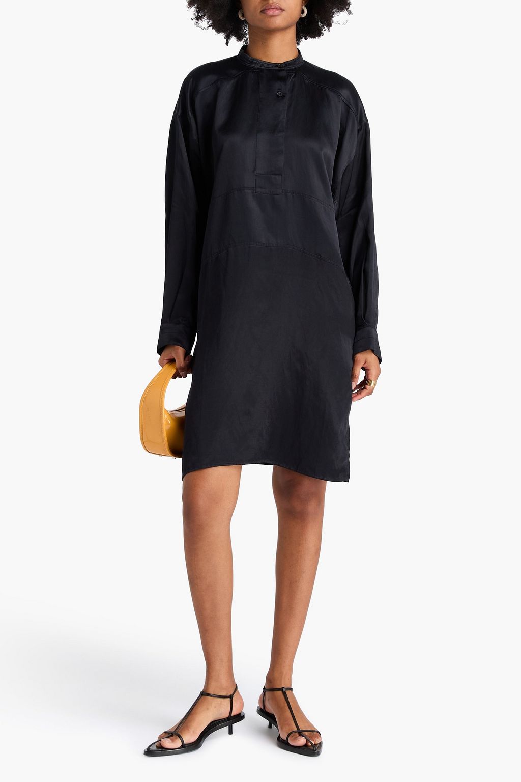 DAY BIRGER ET MIKKELSEN Hemdkleid „Stevie“ in Minilänge aus Satin
