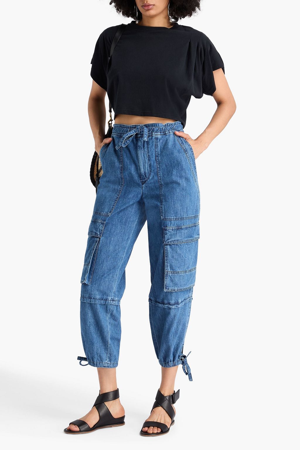 MARANT ÉTOILE ハイライズ カーゴジーンズ