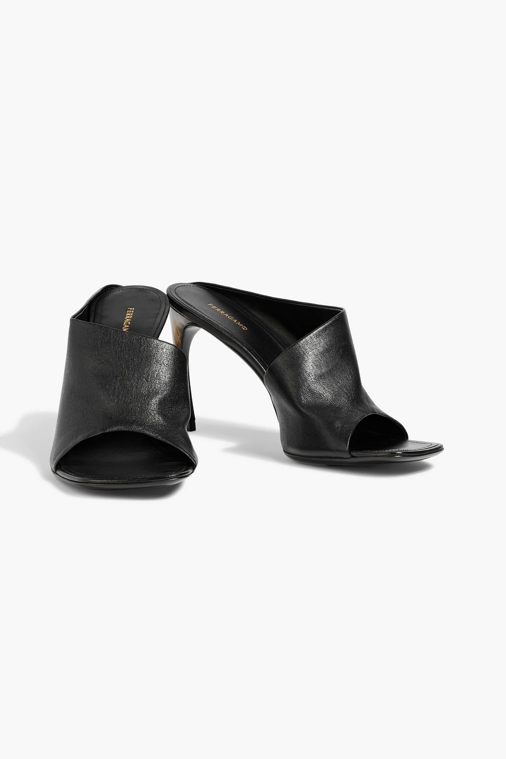 FERRAGAMO Nymphe 85 leather mules